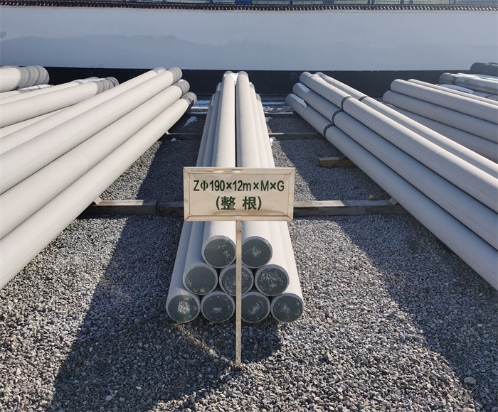 青山湖190×12米钢筋混凝土水泥电线杆